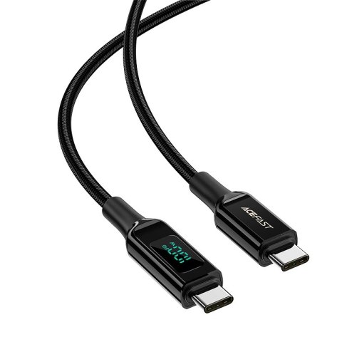 Kabel Acefast C6-03 Black USB-C - USB-C PD QC 100W 5A 480Mb/s 2m - czarny Kabel Acefast C6-03 Black USB-C - USB-C PD QC 100W 5A 480Mb/s 2m - czarny