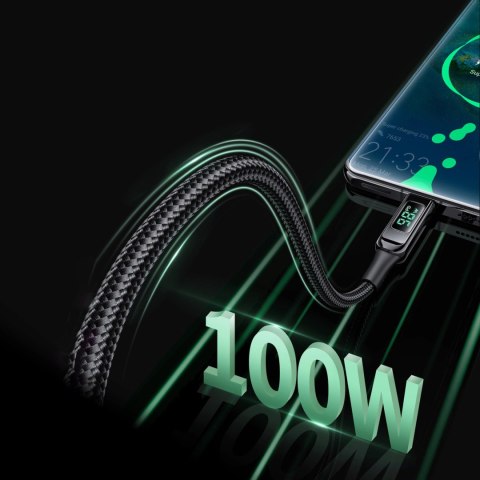 Kabel Acefast C6-03 Black USB-C - USB-C PD QC 100W 5A 480Mb/s 2m - czarny Kabel Acefast C6-03 Black USB-C - USB-C PD QC 100W 5A 480Mb/s 2m - czarny