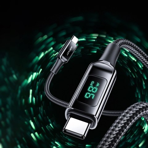 Kabel Acefast C6-03 Black USB-C - USB-C PD QC 100W 5A 480Mb/s 2m - czarny Kabel Acefast C6-03 Black USB-C - USB-C PD QC 100W 5A 480Mb/s 2m - czarny