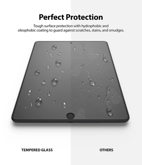 Ringke Invisible Defender ID Glass szkło hartowane do iPad 10.2'' 2021 Ringke Invisible Defender ID Glass szkło hartowane do iPad 10.2'' 2021
