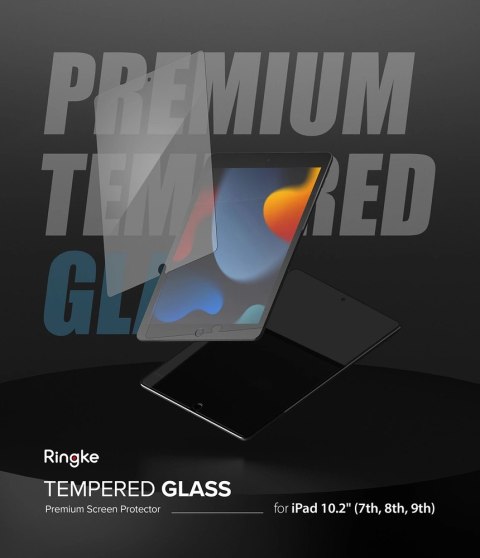 Ringke Invisible Defender ID Glass szkło hartowane do iPad 10.2'' 2021 Ringke Invisible Defender ID Glass szkło hartowane do iPad 10.2'' 2021