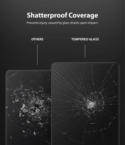 Ringke Invisible Defender ID Glass szkło hartowane do iPad 10.2'' 2021 Ringke Invisible Defender ID Glass szkło hartowane do iPad 10.2'' 2021