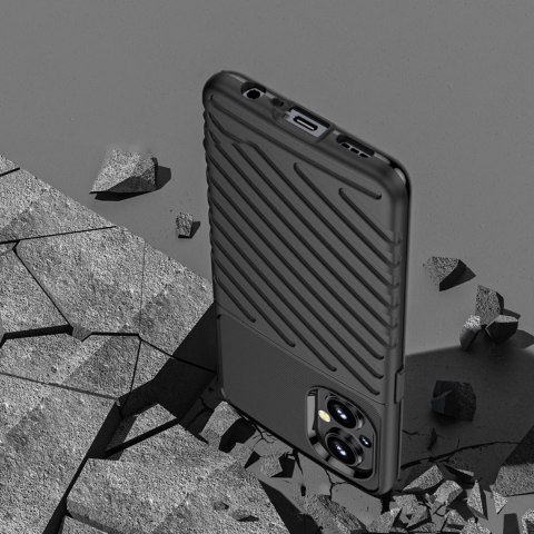 Thunder Case elastyczne pancerne etui pokrowiec OnePlus Nord N20 5G czarny