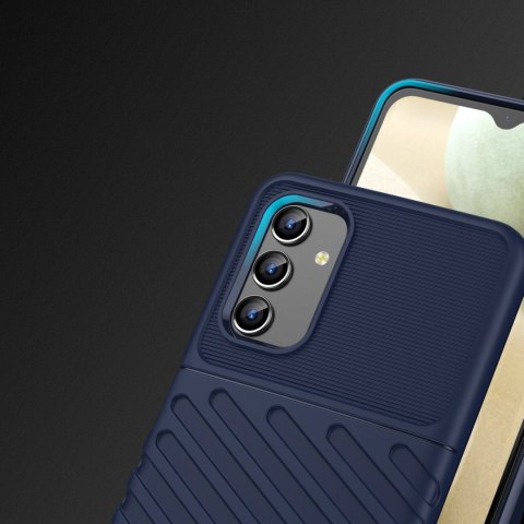 Thunder Case elastyczne pancerne etui pokrowiec Samsung Galaxy A13 5G niebieski