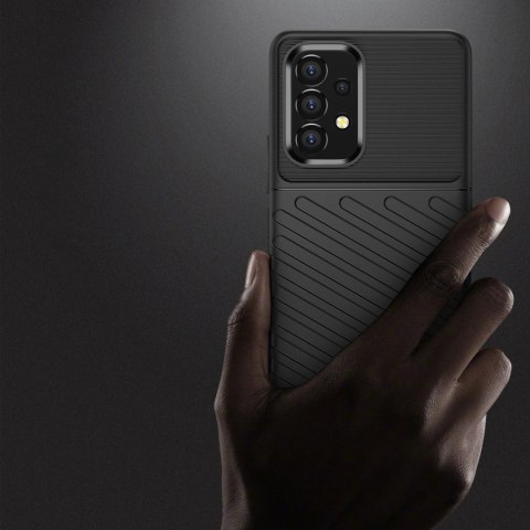 Thunder Case elastyczne pancerne etui pokrowiec Samsung Galaxy A53 5G czarny