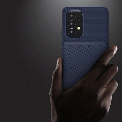 Thunder Case elastyczne pancerne etui pokrowiec Samsung Galaxy A53 5G niebieski