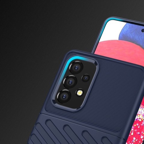 Thunder Case elastyczne pancerne etui pokrowiec Samsung Galaxy A53 5G niebieski
