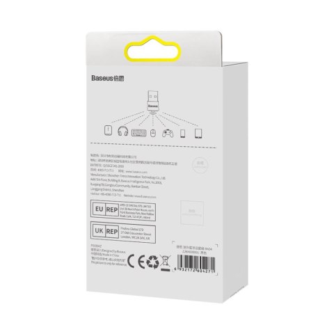 Baseus BA04 mini adapter Bluetooth 5.0 USB odbiornik nadajnik do komputera czarny (ZJBA000001) Baseus BA04 mini adapter Bluetooth 5.0 USB odbiornik nadajnik do komputera czarny (ZJBA000001)