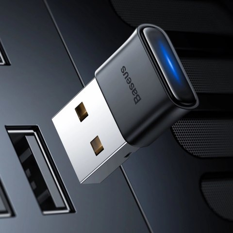 Baseus BA04 mini adapter Bluetooth 5.0 USB odbiornik nadajnik do komputera czarny (ZJBA000001) Baseus BA04 mini adapter Bluetooth 5.0 USB odbiornik nadajnik do komputera czarny (ZJBA000001)