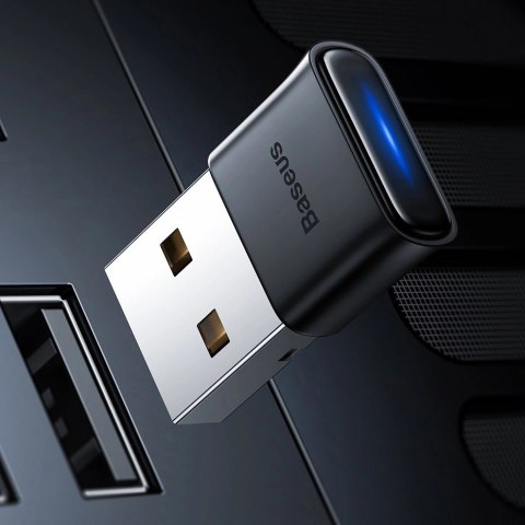 Baseus BA04 mini adapter Bluetooth 5.0 USB odbiornik nadajnik do komputera czarny (ZJBA000001) Baseus BA04 mini adapter Bluetooth 5.0 USB odbiornik nadajnik do komputera czarny (ZJBA000001)
