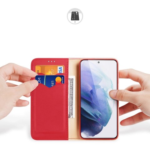 Dux Ducis Hivo skórzane etui z klapką pokrowiec ze skóry naturalnej portfel na karty i dokumenty Samsung Galaxy S22+ (S22 Plus) Dux Ducis Hivo skórzane etui z klapką pokrowiec ze skóry naturalnej portfel na karty i dokumenty Samsung Galaxy S22+ (S22 Plus)