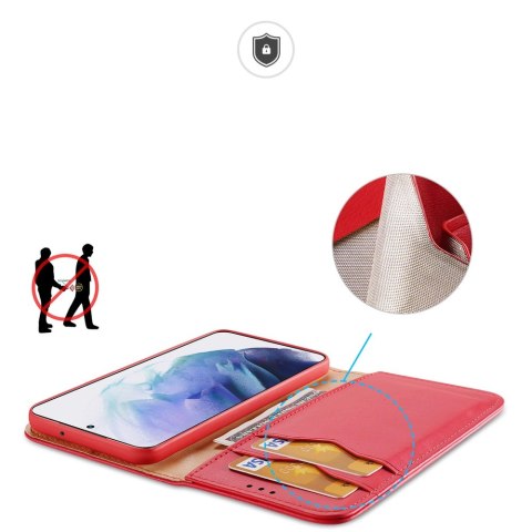 Dux Ducis Hivo skórzane etui z klapką pokrowiec ze skóry naturalnej portfel na karty i dokumenty Samsung Galaxy S22+ (S22 Plus) Dux Ducis Hivo skórzane etui z klapką pokrowiec ze skóry naturalnej portfel na karty i dokumenty Samsung Galaxy S22+ (S22 Plus)