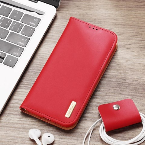 Dux Ducis Hivo skórzane etui z klapką pokrowiec ze skóry naturalnej portfel na karty i dokumenty Samsung Galaxy S22+ (S22 Plus) Dux Ducis Hivo skórzane etui z klapką pokrowiec ze skóry naturalnej portfel na karty i dokumenty Samsung Galaxy S22+ (S22 Plus)