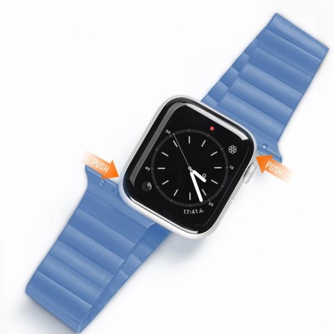 Dux Ducis Magnetic Strap pasek do Watch 7 / 6 / 5 / 4 / 3 / 2 / SE (41 / 40 / 38mm) magnetyczna opaska niebieski (Chain Version) Dux Ducis Magnetic Strap pasek do Watch 7 / 6 / 5 / 4 / 3 / 2 / SE (41 / 40 / 38mm) magnetyczna opaska niebieski (Chain Version)