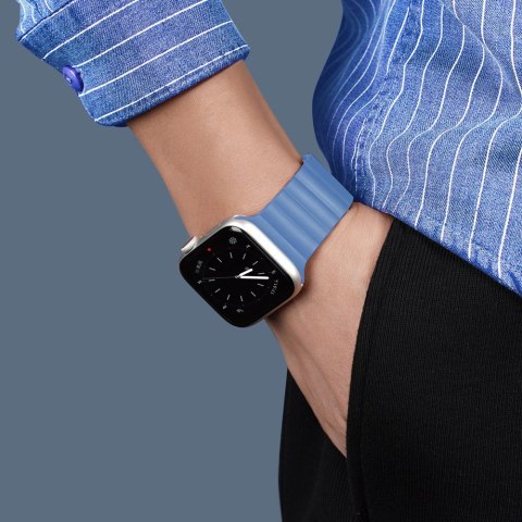 Dux Ducis Magnetic Strap pasek do Watch 7 / 6 / 5 / 4 / 3 / 2 / SE (41 / 40 / 38mm) magnetyczna opaska niebieski (Chain Version) Dux Ducis Magnetic Strap pasek do Watch 7 / 6 / 5 / 4 / 3 / 2 / SE (41 / 40 / 38mm) magnetyczna opaska niebieski (Chain Version)