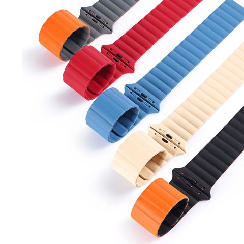 Dux Ducis Magnetic Strap pasek do Watch 7 / 6 / 5 / 4 / 3 / 2 / SE (41 / 40 / 38mm) magnetyczna opaska niebieski (Chain Version) Dux Ducis Magnetic Strap pasek do Watch 7 / 6 / 5 / 4 / 3 / 2 / SE (41 / 40 / 38mm) magnetyczna opaska niebieski (Chain Version)