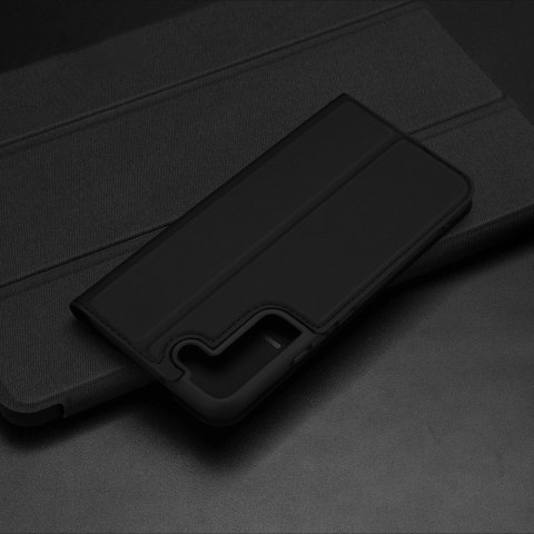 Dux Ducis Skin Pro kabura etui pokrowiec z klapką Samsung Galaxy S22+ (S22 Plus) czarny Dux Ducis Skin Pro kabura etui pokrowiec z klapką Samsung Galaxy S22+ (S22 Plus) czarny