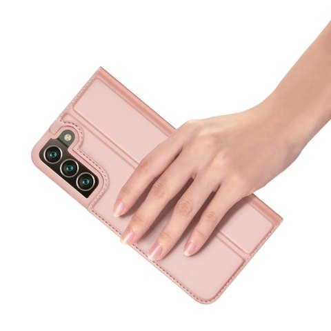 Dux Ducis Skin Pro kabura etui pokrowiec z klapką Samsung Galaxy S22+ (S22 Plus) różowy Dux Ducis Skin Pro kabura etui pokrowiec z klapką Samsung Galaxy S22+ (S22 Plus) różowy