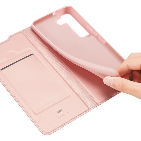 Dux Ducis Skin Pro kabura etui pokrowiec z klapką Samsung Galaxy S22+ (S22 Plus) różowy Dux Ducis Skin Pro kabura etui pokrowiec z klapką Samsung Galaxy S22+ (S22 Plus) różowy