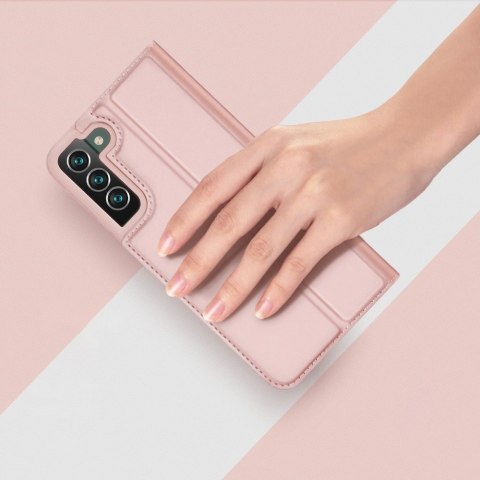 Dux Ducis Skin Pro kabura etui pokrowiec z klapką Samsung Galaxy S22+ (S22 Plus) złoty Dux Ducis Skin Pro kabura etui pokrowiec z klapką Samsung Galaxy S22+ (S22 Plus) złoty