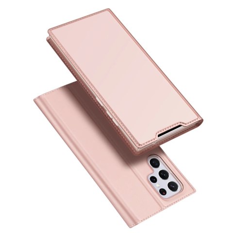Dux Ducis Skin Pro kabura etui pokrowiec z klapką Samsung Galaxy S22 Ultra różowy Dux Ducis Skin Pro kabura etui pokrowiec z klapką Samsung Galaxy S22 Ultra różowy