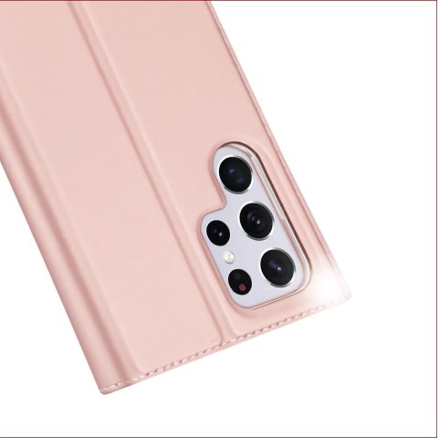 Dux Ducis Skin Pro kabura etui pokrowiec z klapką Samsung Galaxy S22 Ultra różowy Dux Ducis Skin Pro kabura etui pokrowiec z klapką Samsung Galaxy S22 Ultra różowy