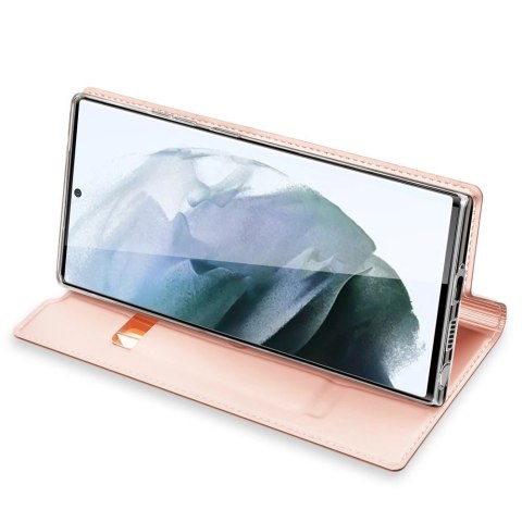 Dux Ducis Skin Pro kabura etui pokrowiec z klapką Samsung Galaxy S22 Ultra różowy Dux Ducis Skin Pro kabura etui pokrowiec z klapką Samsung Galaxy S22 Ultra różowy