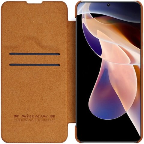 Nillkin Qin Case etui do Xiaomi Redmi Note 11 Pro+ (China) / Redmi Note 11 Pro (China) / Mi11i HyperCharge osłona na aparat kabu Nillkin Qin Case etui do Xiaomi Redmi Note 11 Pro+ (China) / Redmi Note 11 Pro (China) / Mi11i HyperCharge osłona na aparat kabu