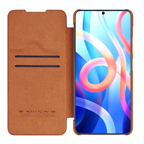 Nillkin Qin Case etui do Xiaomi Redmi Note 11T 5G / Note 11S 5G / Note 11 5G (China) / Poco M4 Pro 5G osłona na aparat kabura po Nillkin Qin Case etui do Xiaomi Redmi Note 11T 5G / Note 11S 5G / Note 11 5G (China) / Poco M4 Pro 5G osłona na aparat kabura po