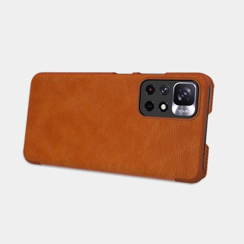 Nillkin Qin Case etui do Xiaomi Redmi Note 11T 5G / Note 11S 5G / Note 11 5G (China) / Poco M4 Pro 5G osłona na aparat kabura po Nillkin Qin Case etui do Xiaomi Redmi Note 11T 5G / Note 11S 5G / Note 11 5G (China) / Poco M4 Pro 5G osłona na aparat kabura po