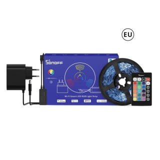 Sonoff L2 Lite zestaw inteligentna taśma LED 5 m RGB eWeLink 300 lm pilot zasilacz Bluetooth