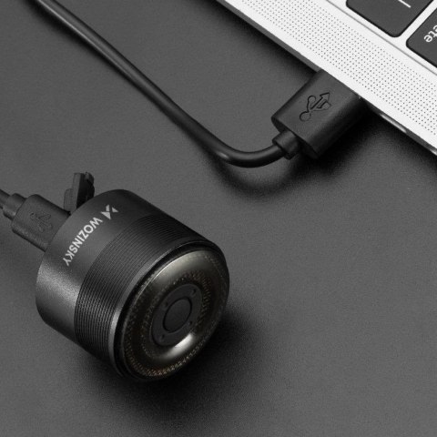 Wozinsky lampka rowerowa tylna LED z USB-C czerwone światło 5 trybów czarna (WRBLB2) Wozinsky lampka rowerowa tylna LED z USB-C czerwone światło 5 trybów czarna (WRBLB2)