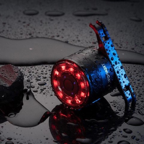 Wozinsky lampka rowerowa tylna LED z USB-C czerwone światło 5 trybów czarna (WRBLB2) Wozinsky lampka rowerowa tylna LED z USB-C czerwone światło 5 trybów czarna (WRBLB2)