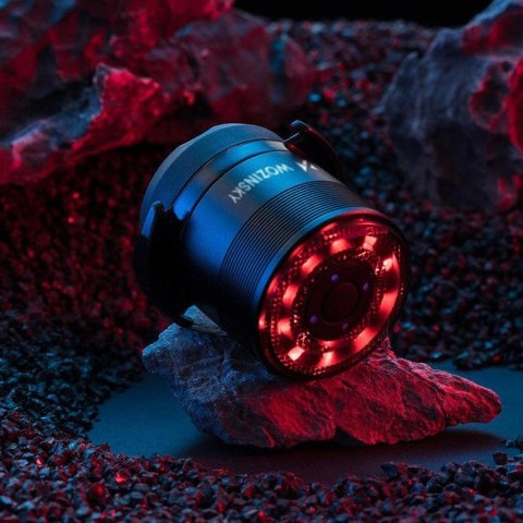 Wozinsky lampka rowerowa tylna LED z USB-C czerwone światło 5 trybów czarna (WRBLB2) Wozinsky lampka rowerowa tylna LED z USB-C czerwone światło 5 trybów czarna (WRBLB2)