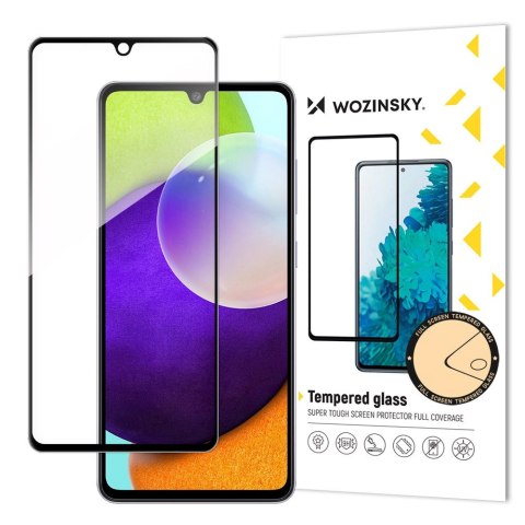 Wozinsky super wytrzymałe szkło hartowane Full Glue na cały ekran z ramką Case Friendly Samsung Galaxy A33 5G czarny Wozinsky super wytrzymałe szkło hartowane Full Glue na cały ekran z ramką Case Friendly Samsung Galaxy A33 5G czarny