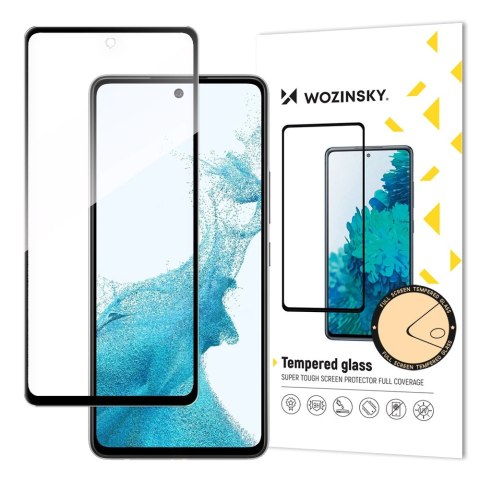 Wozinsky super wytrzymałe szkło hartowane Full Glue na cały ekran z ramką Case Friendly Samsung Galaxy A53 5G czarny Wozinsky super wytrzymałe szkło hartowane Full Glue na cały ekran z ramką Case Friendly Samsung Galaxy A53 5G czarny