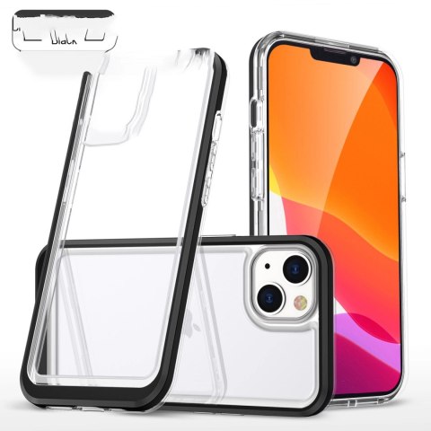 Clear 3in1 etui do iPhone 13 żelowy pokrowiec z ramką czarny Clear 3in1 etui do iPhone 13 żelowy pokrowiec z ramką czarny