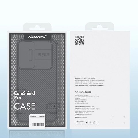 Nillkin CamShield Pro Case pancerne etui pokrowiec osłona na aparat kamerę Samsung Galaxy S22 czarny