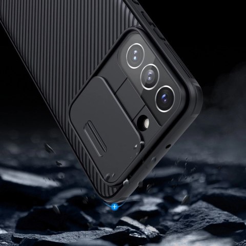 Nillkin CamShield Pro Case pancerne etui pokrowiec osłona na aparat kamerę Samsung Galaxy S22 czarny
