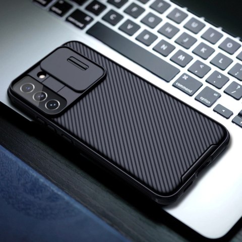 Nillkin CamShield Pro Case pancerne etui pokrowiec osłona na aparat kamerę Samsung Galaxy S22 czarny