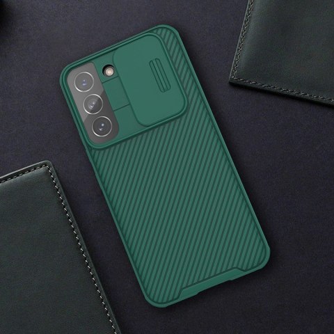 Nillkin CamShield Pro Case pancerne etui pokrowiec osłona na aparat kamerę Samsung Galaxy S22 czarny