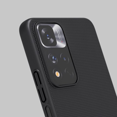 Nillkin Super Frosted Shield Pro wytrzymałe etui pokrowiec Xiaomi Redmi Note 11 Pro+ 5G czarny Nillkin Super Frosted Shield Pro wytrzymałe etui pokrowiec Xiaomi Redmi Note 11 Pro+ 5G czarny