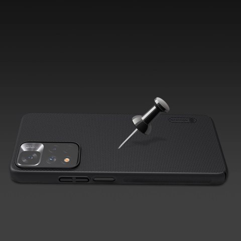Nillkin Super Frosted Shield Pro wytrzymałe etui pokrowiec Xiaomi Redmi Note 11 Pro+ 5G czarny Nillkin Super Frosted Shield Pro wytrzymałe etui pokrowiec Xiaomi Redmi Note 11 Pro+ 5G czarny