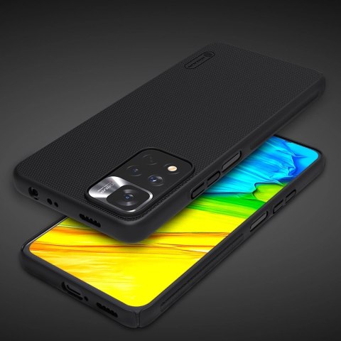 Nillkin Super Frosted Shield Pro wytrzymałe etui pokrowiec Xiaomi Redmi Note 11 Pro+ 5G czarny Nillkin Super Frosted Shield Pro wytrzymałe etui pokrowiec Xiaomi Redmi Note 11 Pro+ 5G czarny