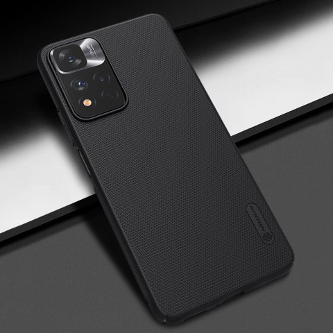 Nillkin Super Frosted Shield Pro wytrzymałe etui pokrowiec Xiaomi Redmi Note 11 Pro+ 5G czarny Nillkin Super Frosted Shield Pro wytrzymałe etui pokrowiec Xiaomi Redmi Note 11 Pro+ 5G czarny
