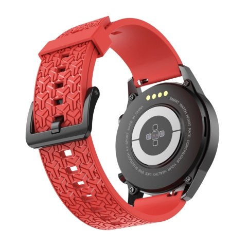 Watch Strap Y pasek do Samsung Galaxy Watch 46mm opaska bransoleta do zegarka czerwony Watch Strap Y pasek do Samsung Galaxy Watch 46mm opaska bransoleta do zegarka czerwony