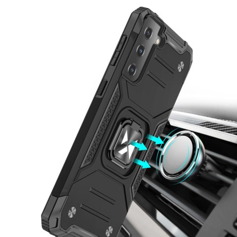 Wozinsky Ring Armor pancerne hybrydowe etui pokrowiec + magnetyczny uchwyt Samsung Galaxy S22 czarny Wozinsky Ring Armor pancerne hybrydowe etui pokrowiec + magnetyczny uchwyt Samsung Galaxy S22 czarny