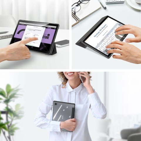 Dux Ducis Toby pancerne etui z klapką Smart Case do Samsung Galaxy Tab A8 10,5'' 2021 czarny Dux Ducis Toby pancerne etui z klapką Smart Case do Samsung Galaxy Tab A8 10,5'' 2021 czarny