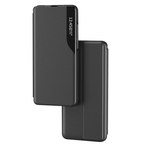 Eco Leather View Case elegancki futerał etui z klapką i funkcją podstawki Samsung Galaxy A53 5G czarny Eco Leather View Case elegancki futerał etui z klapką i funkcją podstawki Samsung Galaxy A53 5G czarny