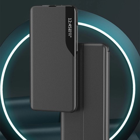 Eco Leather View Case elegancki futerał etui z klapką i funkcją podstawki Samsung Galaxy A53 5G czarny Eco Leather View Case elegancki futerał etui z klapką i funkcją podstawki Samsung Galaxy A53 5G czarny